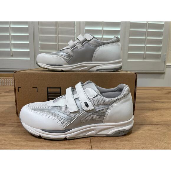 SAS Women's TMV Walking Shoes White Silver Leather Size 7.5 WW Lightly Worn - Picture 4 of 14